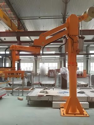Power-assisted manipulator hard-arm handling and lifting folding arm crane