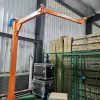 Pneumatic and electric intelligent suspended balance crane assists in handling and stacking manipulator